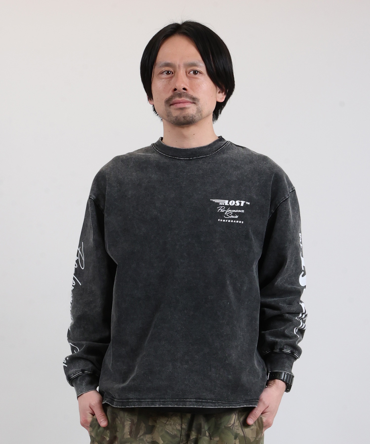 FOO FIGHTERS1997年製 ロングTシャツ Lサイズ・ブラック USA製 97年 FOO FIGHTERS 