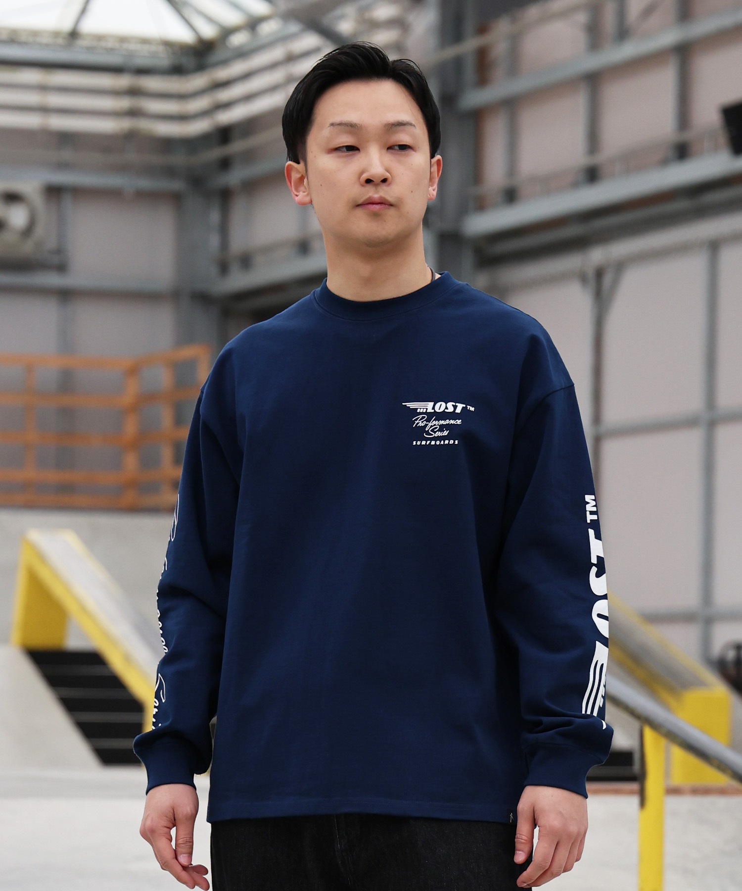 LOST ロスト 長袖 Tシャツ ロンT メンズ シンプル PRO-FORMANCE LS TEE