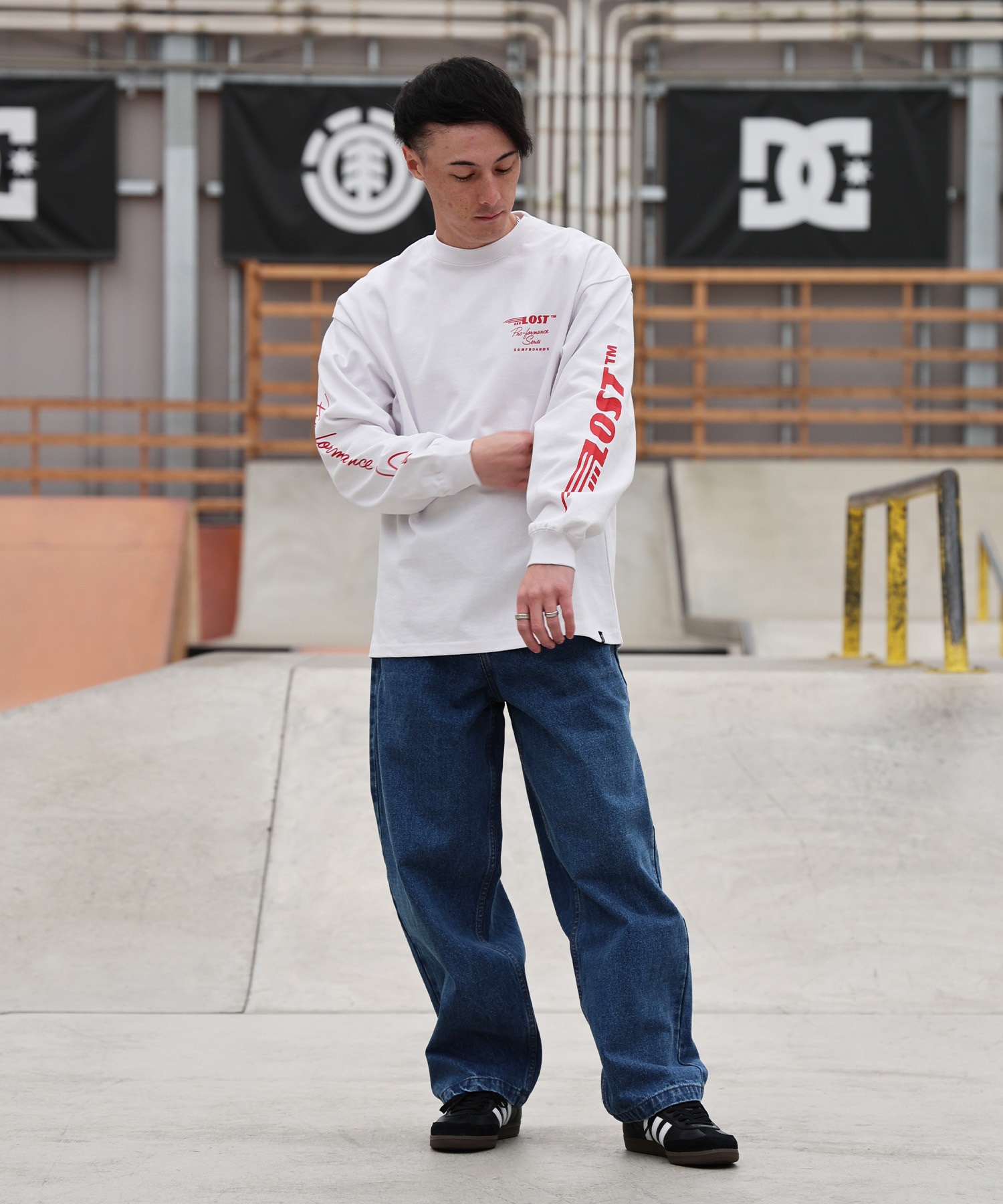 LOST ロスト 長袖 Tシャツ ロンT メンズ シンプル PRO-FORMANCE LS TEE