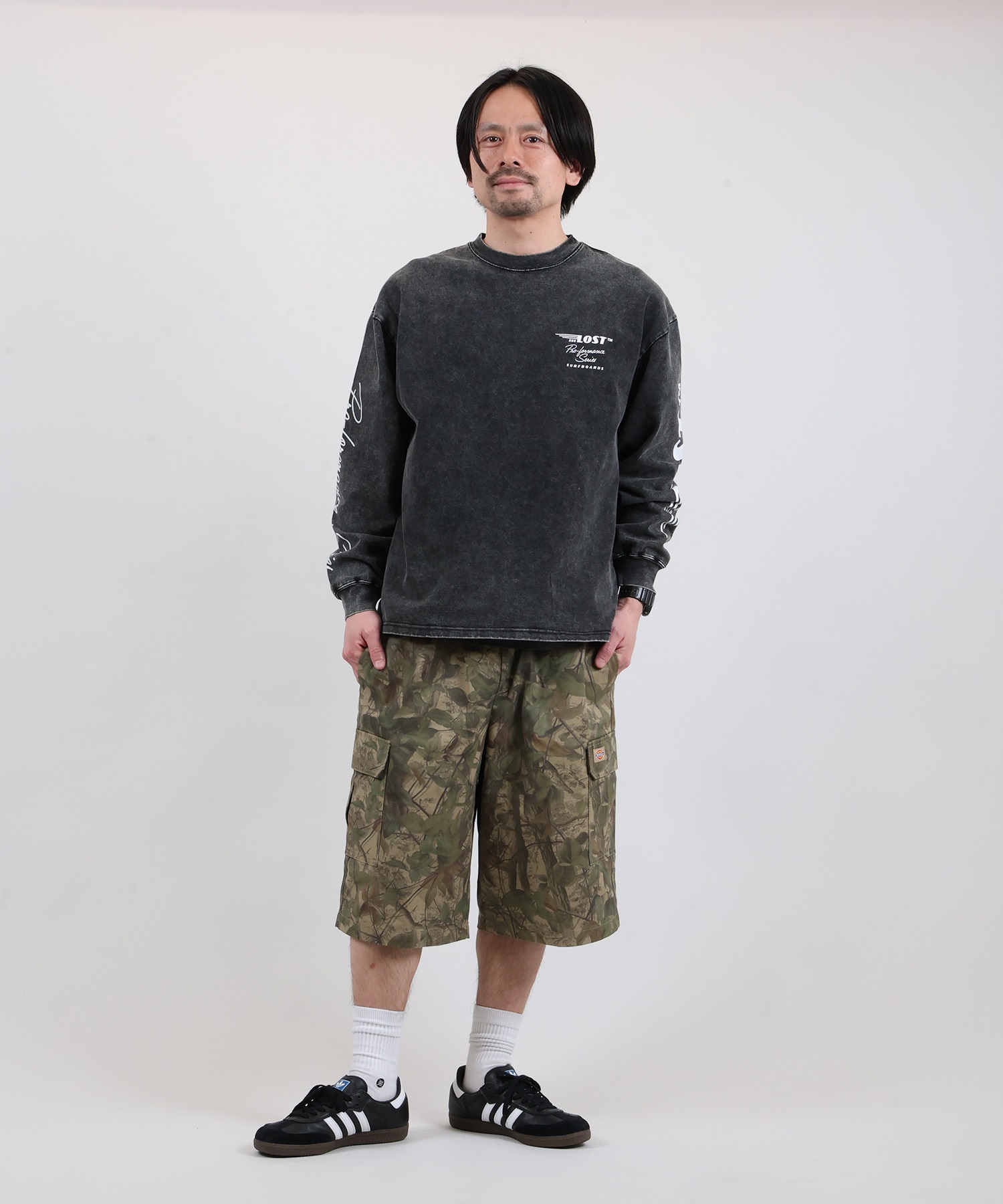 LOST ロスト 長袖 Tシャツ ロンT メンズ シンプル PRO-FORMANCE LS TEE