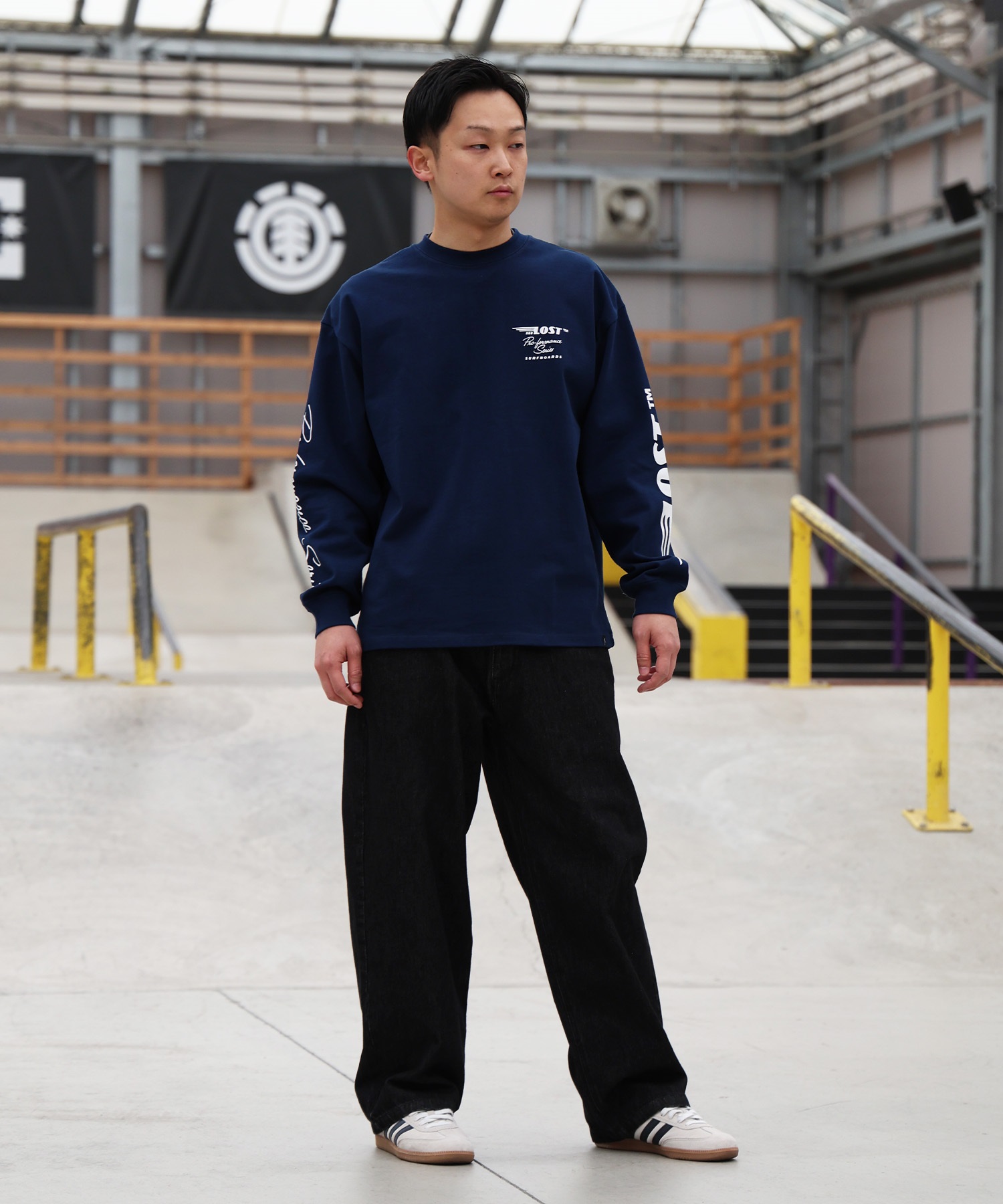 LOST ロスト 長袖 Tシャツ ロンT メンズ シンプル PRO-FORMANCE LS TEE