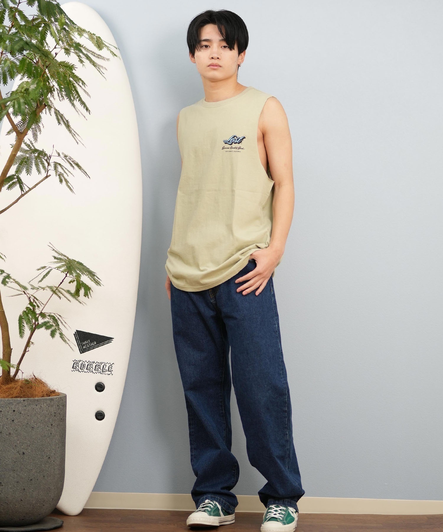 スタッズカスタム SLAUSON BOY ノースリーブTシャツ