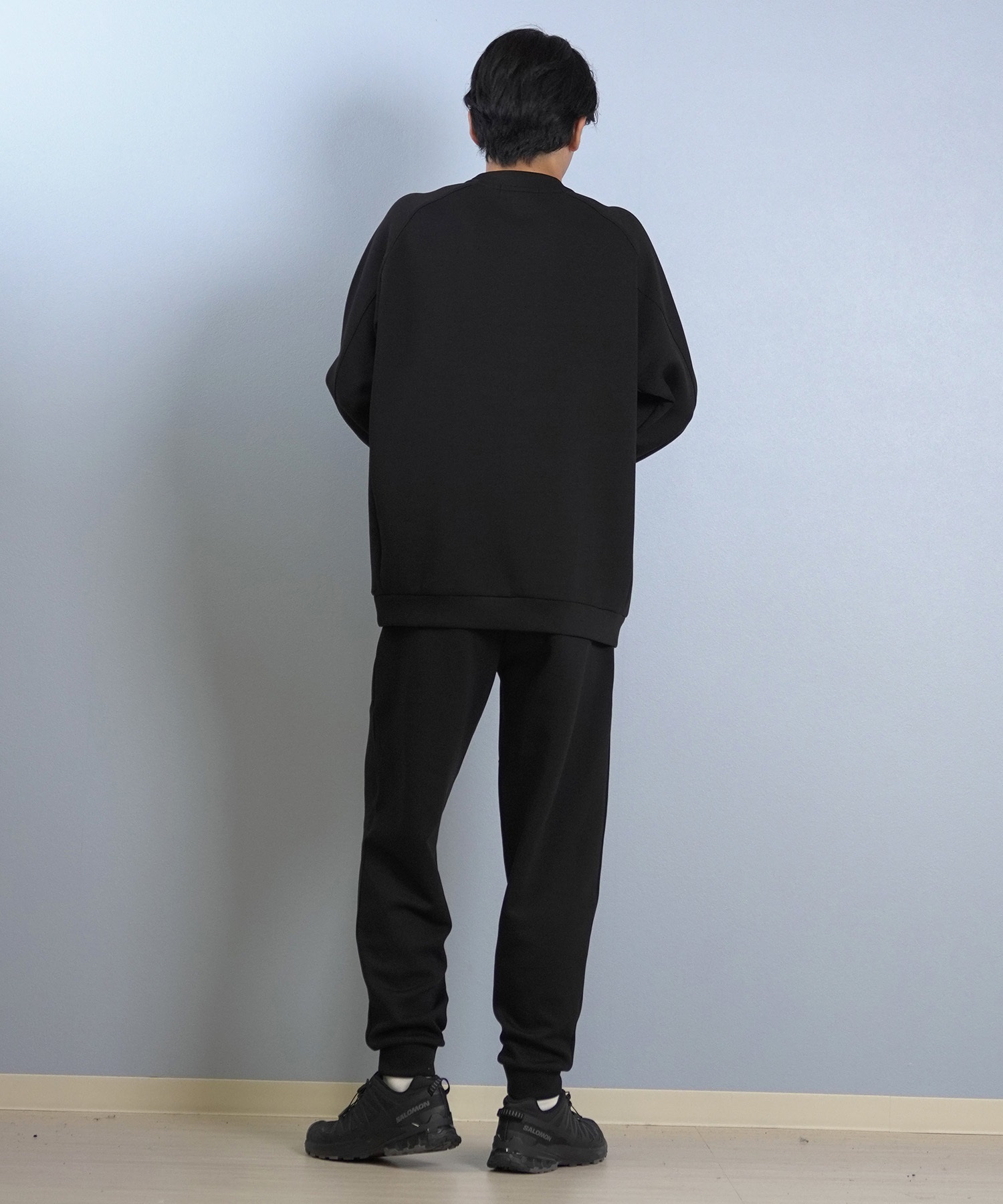 LOST ロスト ロングパンツ メンズ スウェットパンツ ジョガーパンツ セットアップ対応 L25F-3101 ムラサキスポーツ限定(BLK-M)