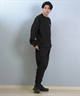 LOST ロスト ロングパンツ メンズ スウェットパンツ ジョガーパンツ セットアップ対応 L25F-3101 ムラサキスポーツ限定(BLK-M)