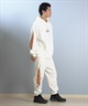 LOST ロスト ロングパンツ メンズ スウェットパンツ 古着風 ヴィンテージ加工 裏毛 セットアップ対応 L25F-3102 ムラサキスポーツ限定(WHT-M)