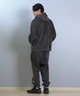 LOST ロスト ロングパンツ メンズ スウェットパンツ 古着風 ヴィンテージ加工 裏毛 セットアップ対応 L25F-3102 ムラサキスポーツ限定(WHT-M)