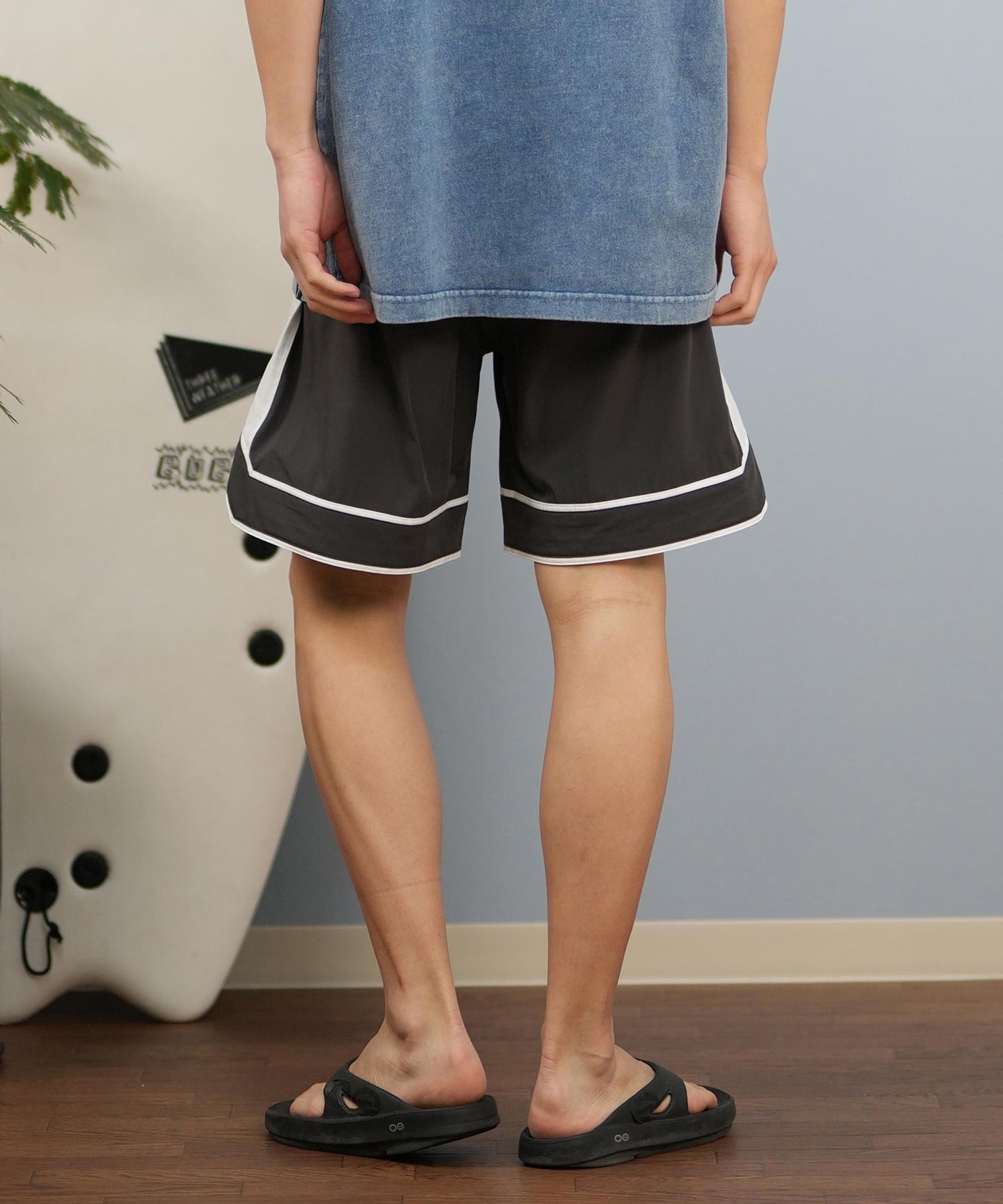 90s Vlntage LOST - SURF SHORTS 海パン Lost Enterprises × Vintage Vintage Flames Board Shorts LOST