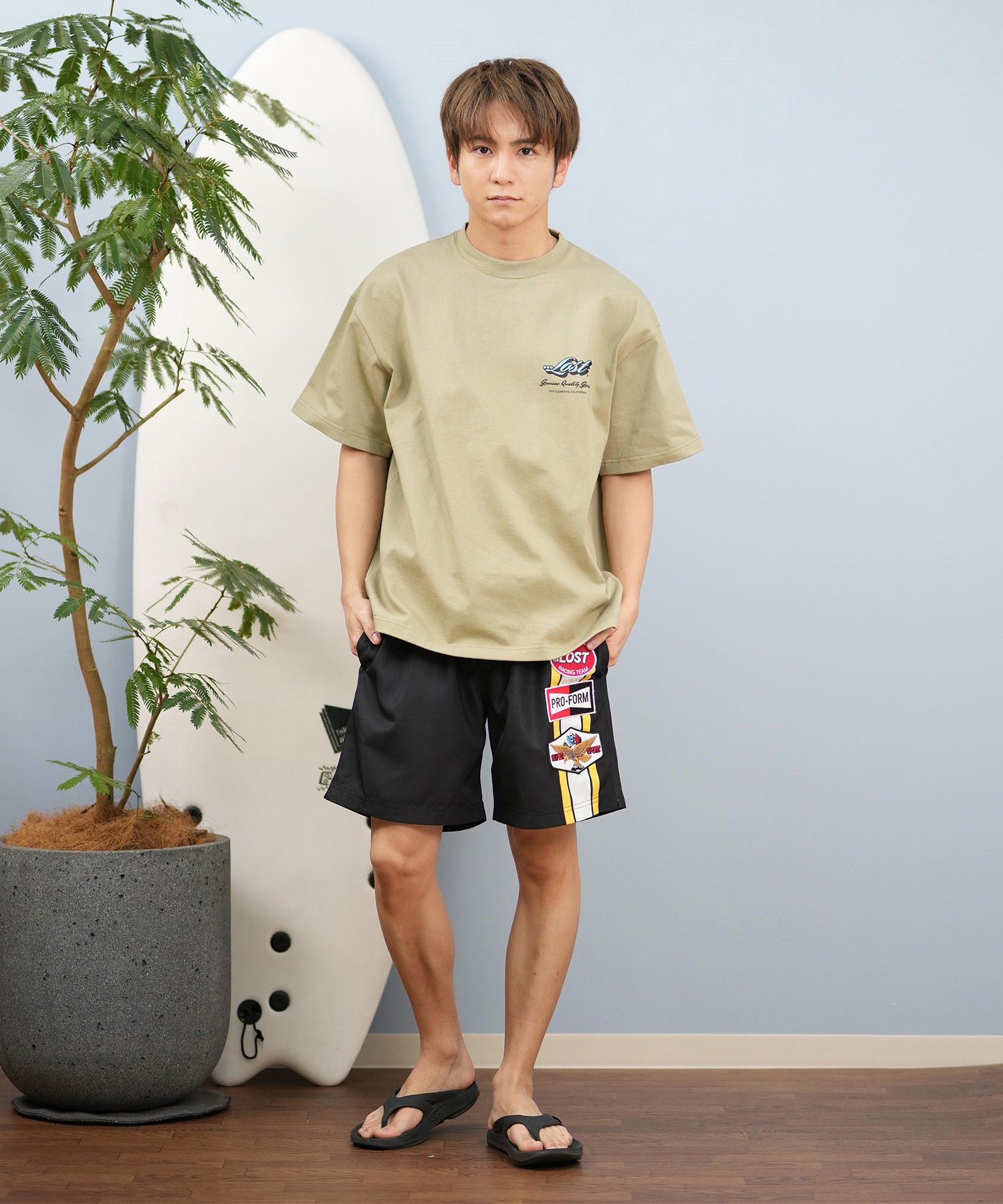 LOST ロスト 水着 海パン トランクス サーフパンツ メンズ 水陸両用