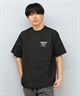 LOST ロスト 水着 ラッシュガード 半袖 Tシャツ メンズ バックプリント 水陸両用 吸水速乾 UVカット L25S-4303 ムラサキスポーツ限定(WHT-M)