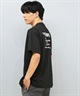 LOST ロスト 水着 ラッシュガード 半袖 Tシャツ メンズ バックプリント 水陸両用 吸水速乾 UVカット L25S-4303 ムラサキスポーツ限定(WHT-M)
