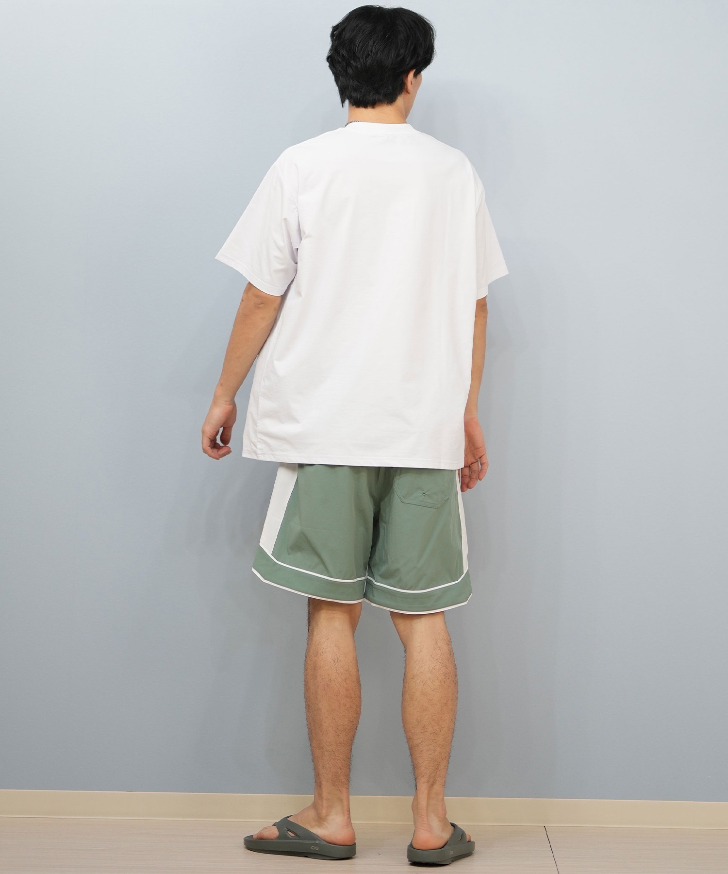 LOST ロスト 水着 ラッシュガード 半袖 Tシャツ メンズ フォトT 水陸