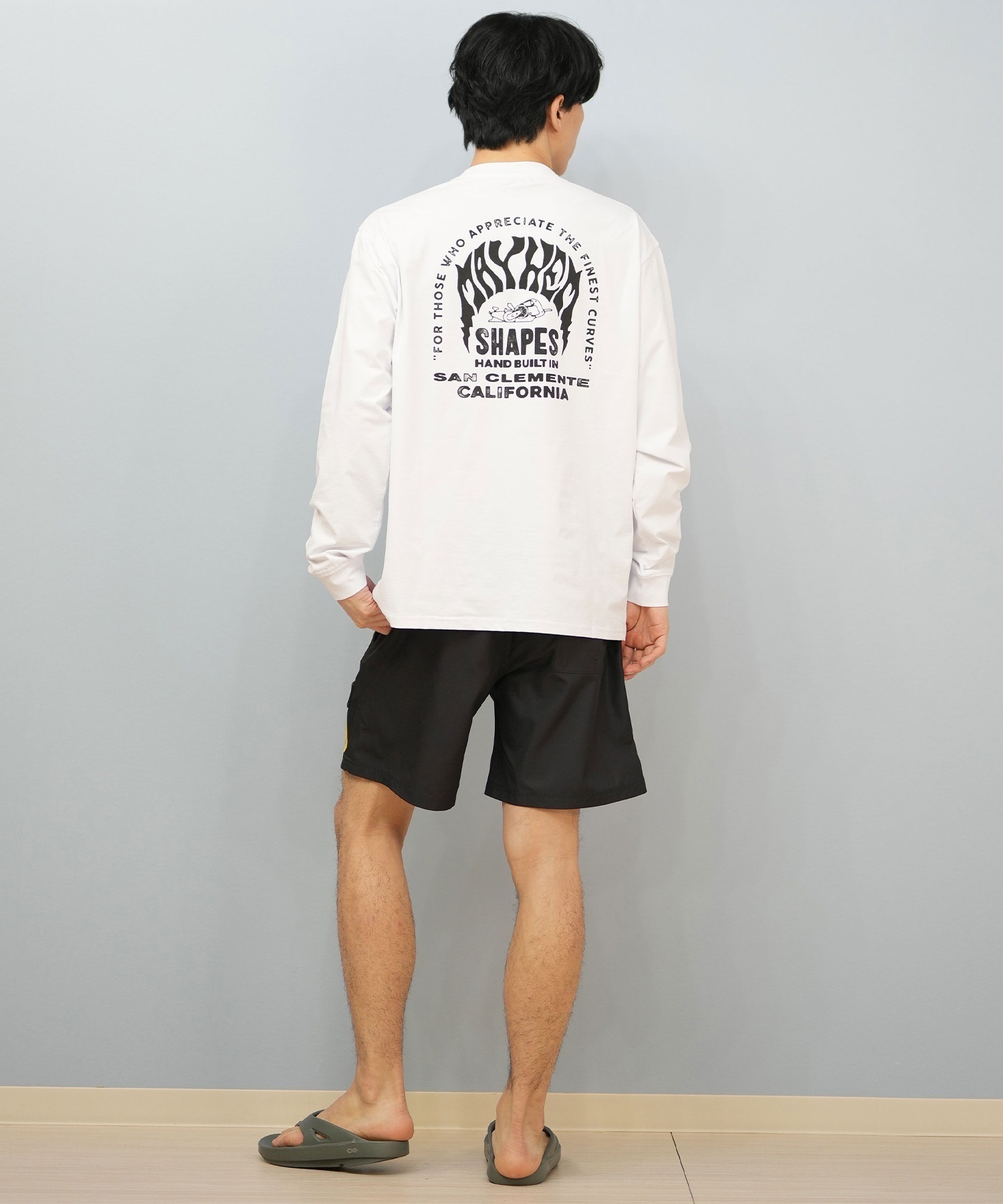 LOST ロスト 水着 ラッシュガード 長袖 Tシャツ ロンT メンズ バック