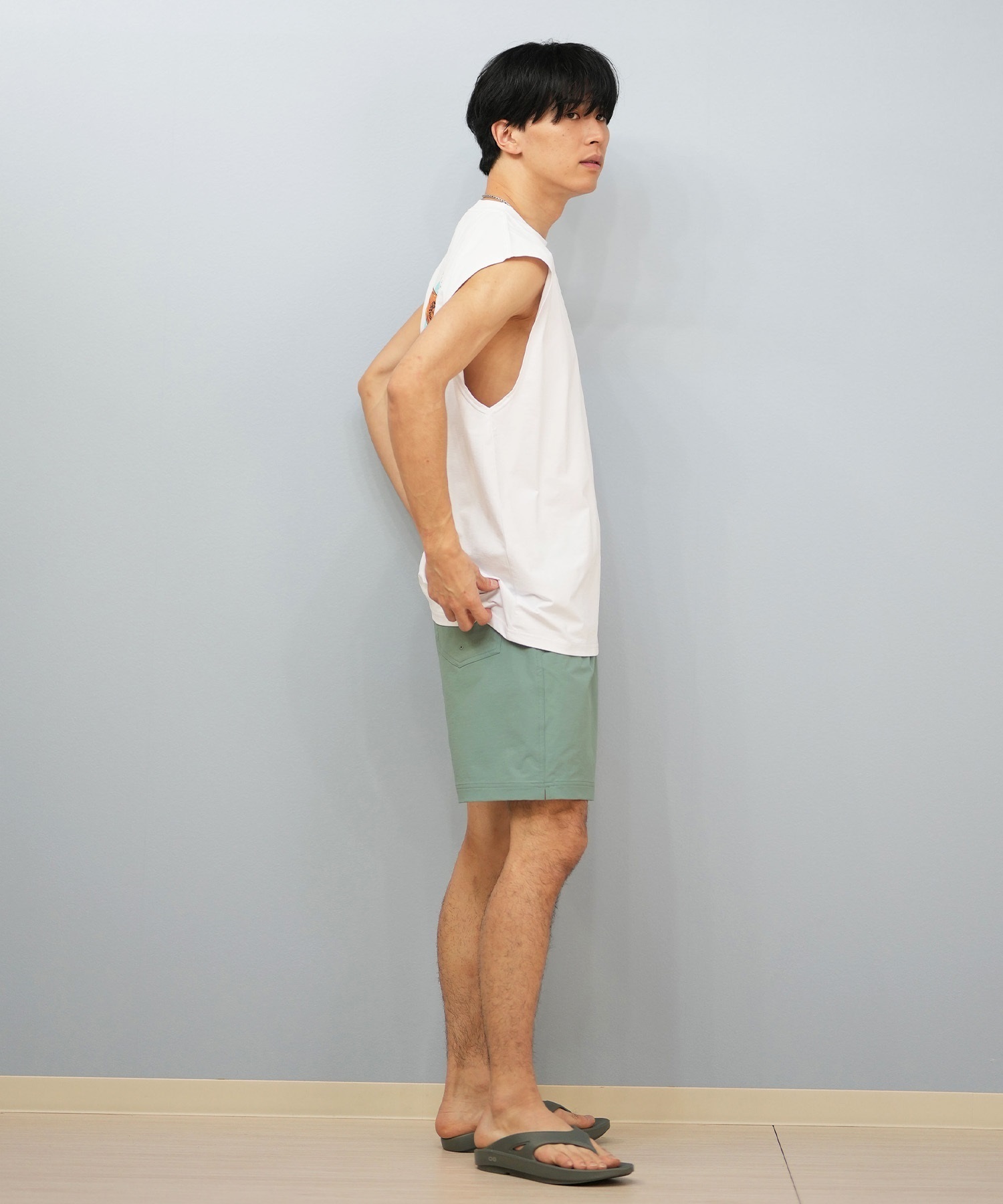 LOST ロスト 水着 ラッシュガード タンクトップ メンズ バックプリント