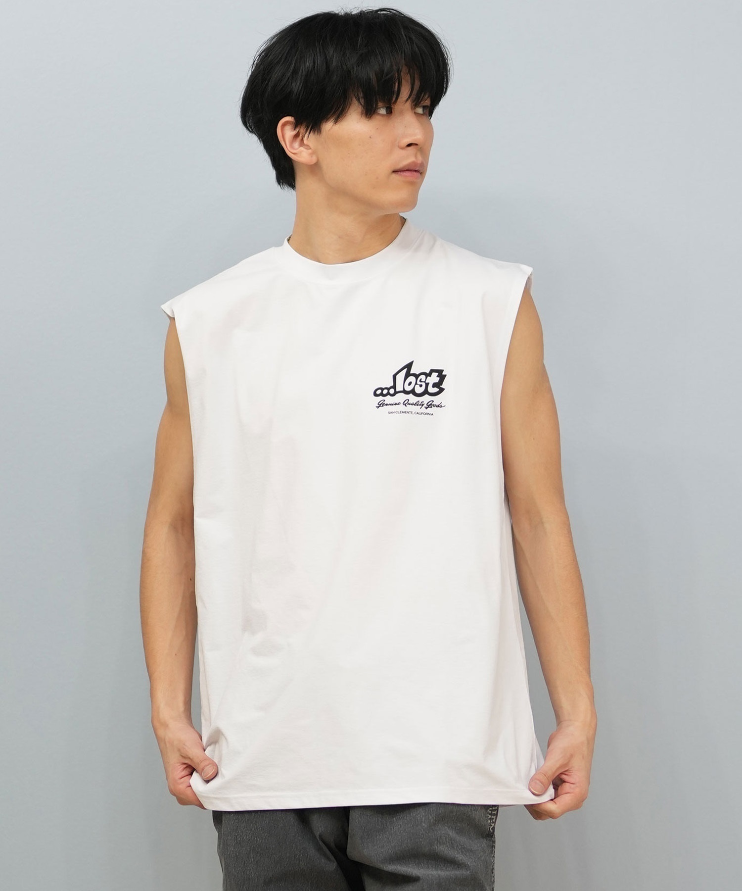 LOST ロスト 水着 ラッシュガード タンクトップ メンズ バックプリント