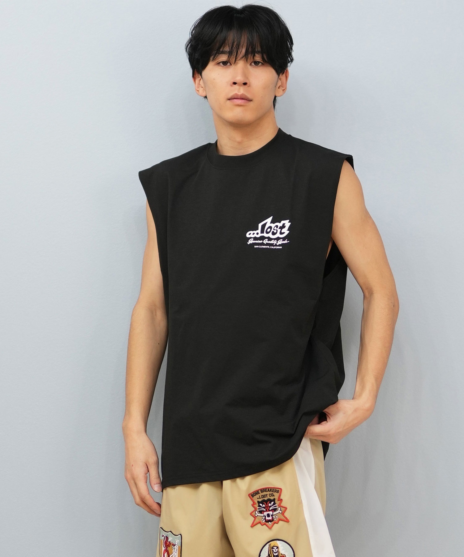 LOST ロスト 水着 ラッシュガード タンクトップ メンズ バックプリント