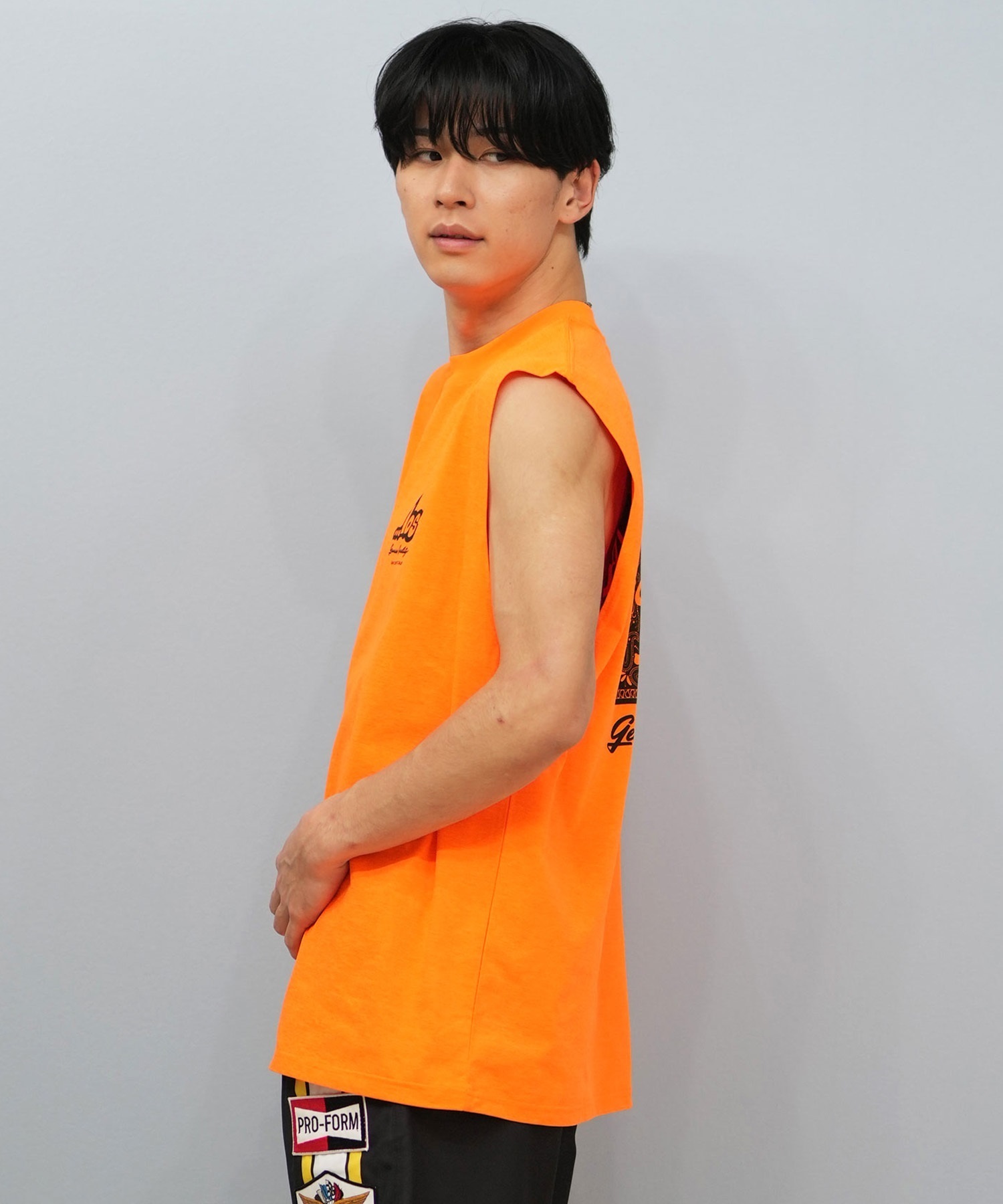 LOST ロスト 水着 ラッシュガード タンクトップ メンズ バックプリント