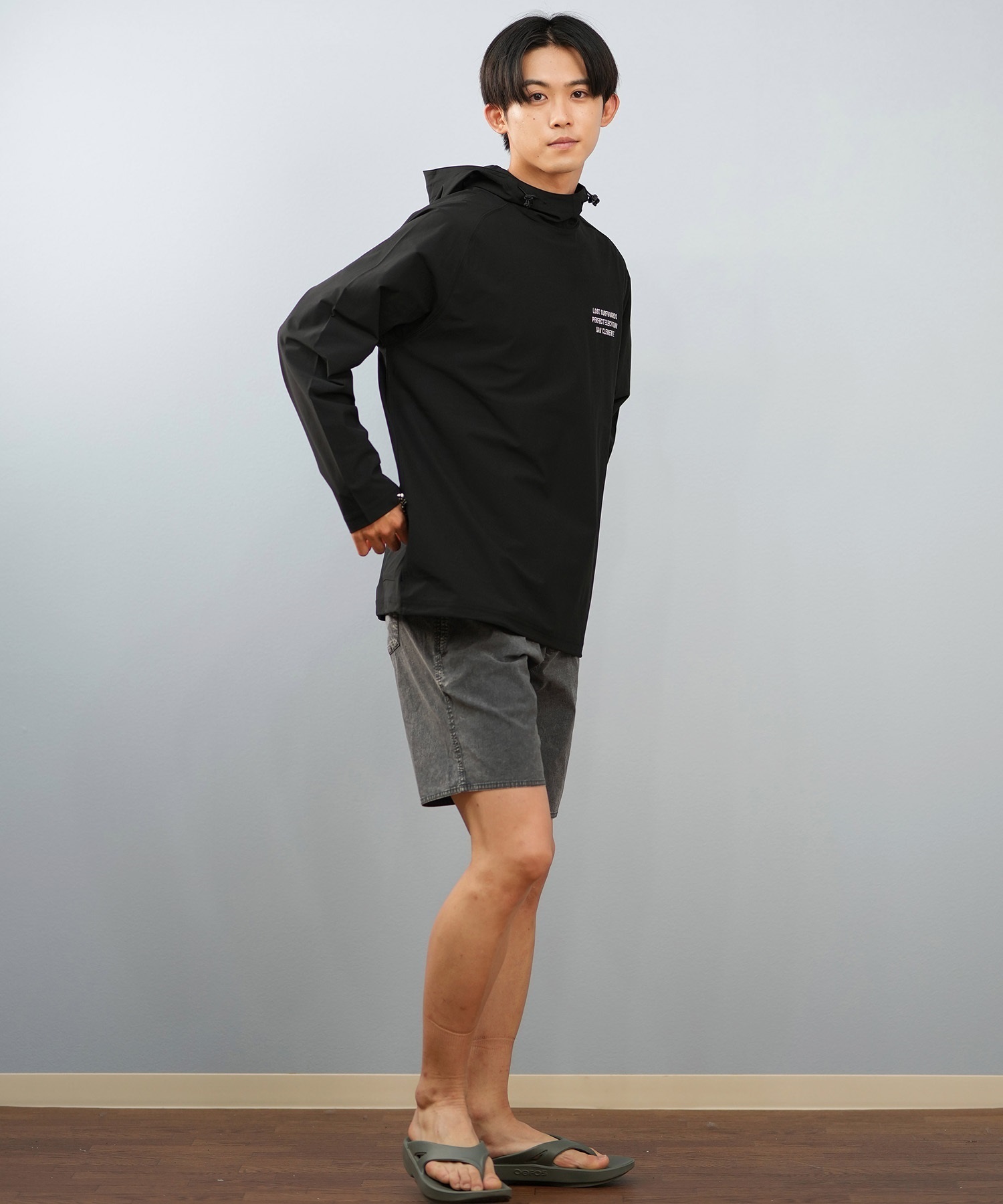 LOST ロスト 水着 ラッシュガード 長袖 Tシャツ ロンT メンズ