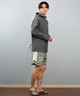 LOST ロスト 水着 ラッシュガード 長袖 Tシャツ ロンT メンズ 水陸両用 フード UVカット L25S-4308 ムラサキスポーツ限定(GRY-M)