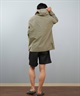LOST ロスト 水着 ラッシュガード 長袖 Tシャツ ロンT メンズ 水陸両用 フード UVカット L25S-4308 ムラサキスポーツ限定(GRY-M)
