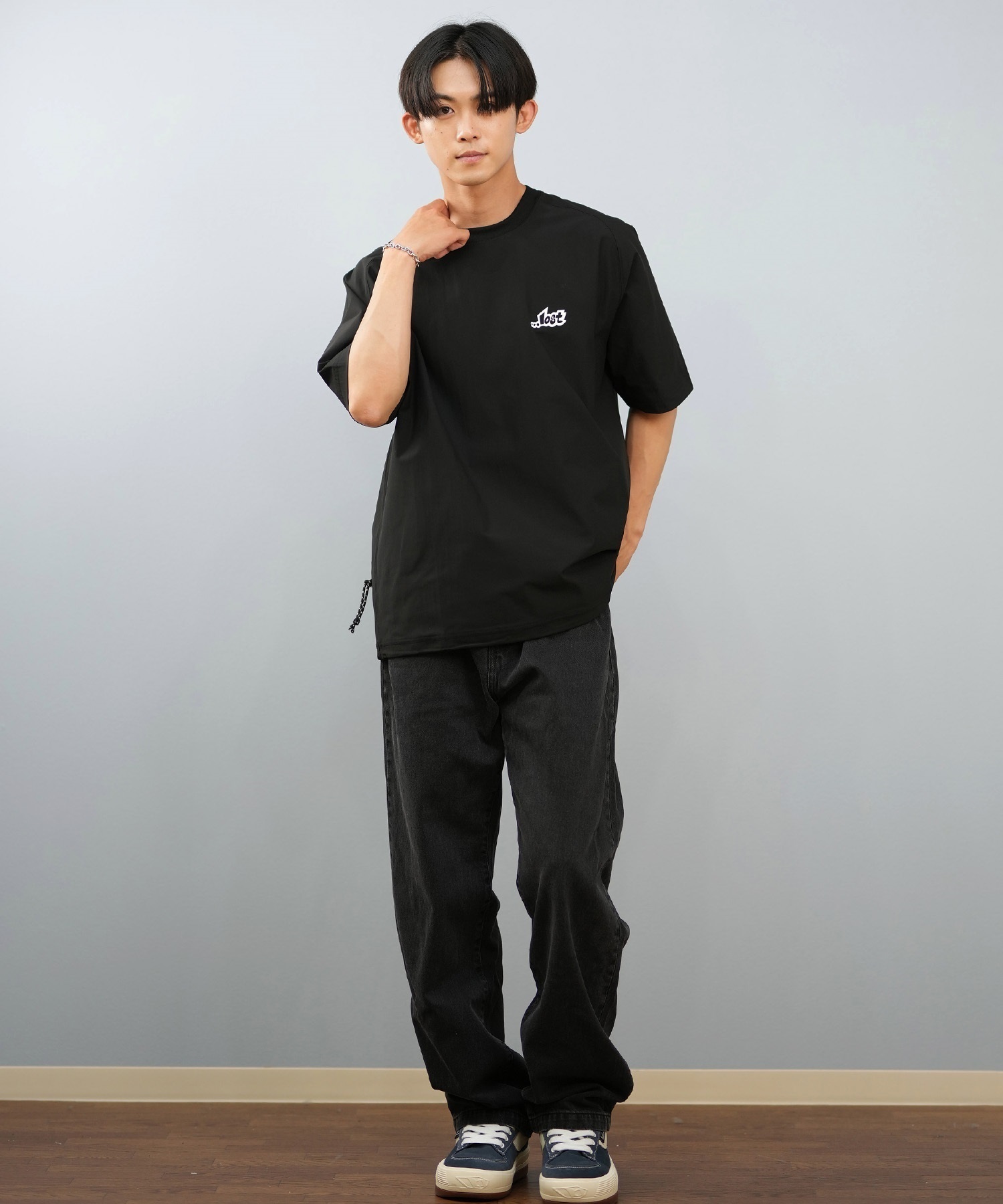 LOST ロスト 水着 ラッシュガード 半袖 Tシャツ メンズ 水陸両用