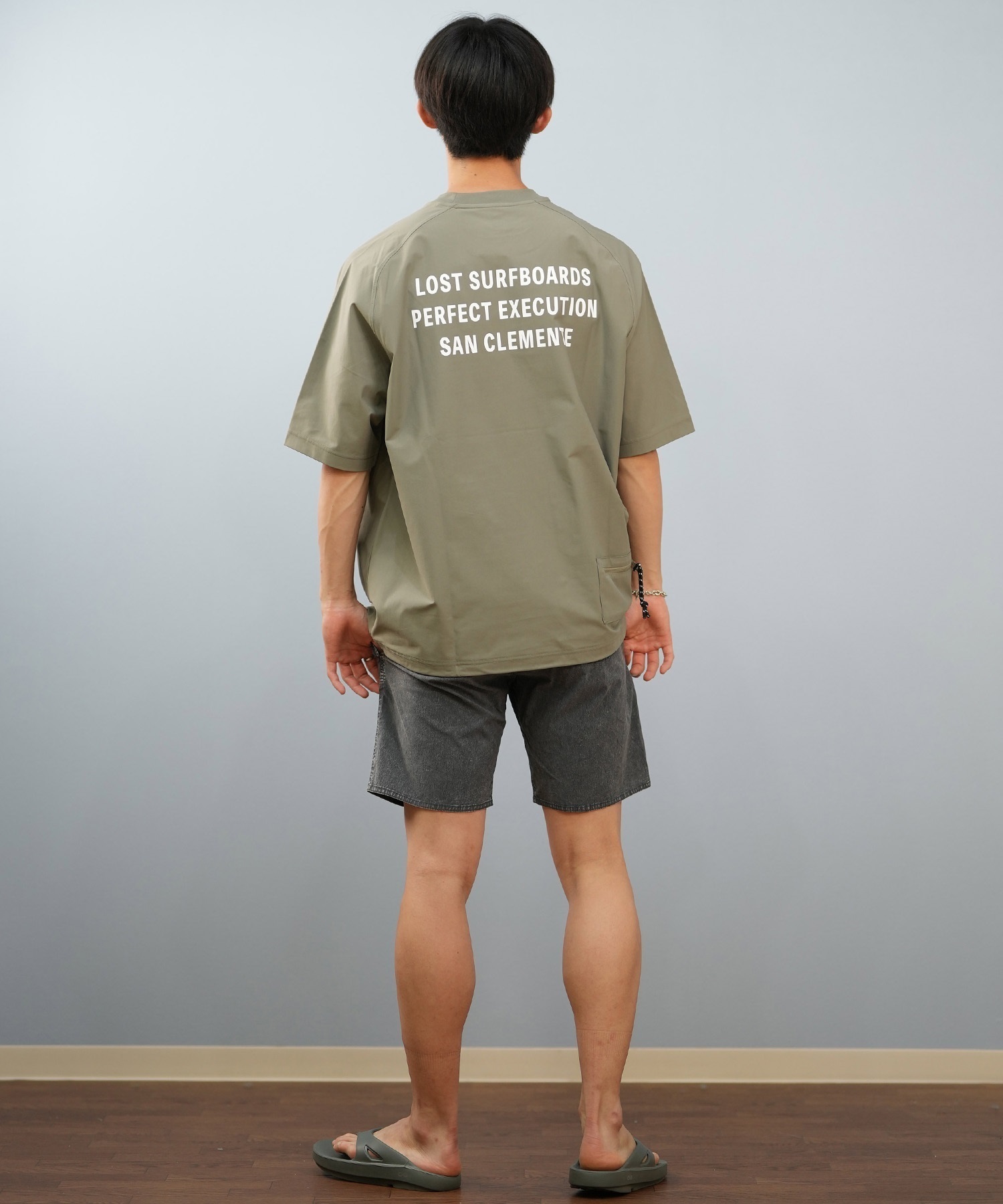 LOST ロスト 水着 ラッシュガード 半袖 Tシャツ メンズ 水陸両用