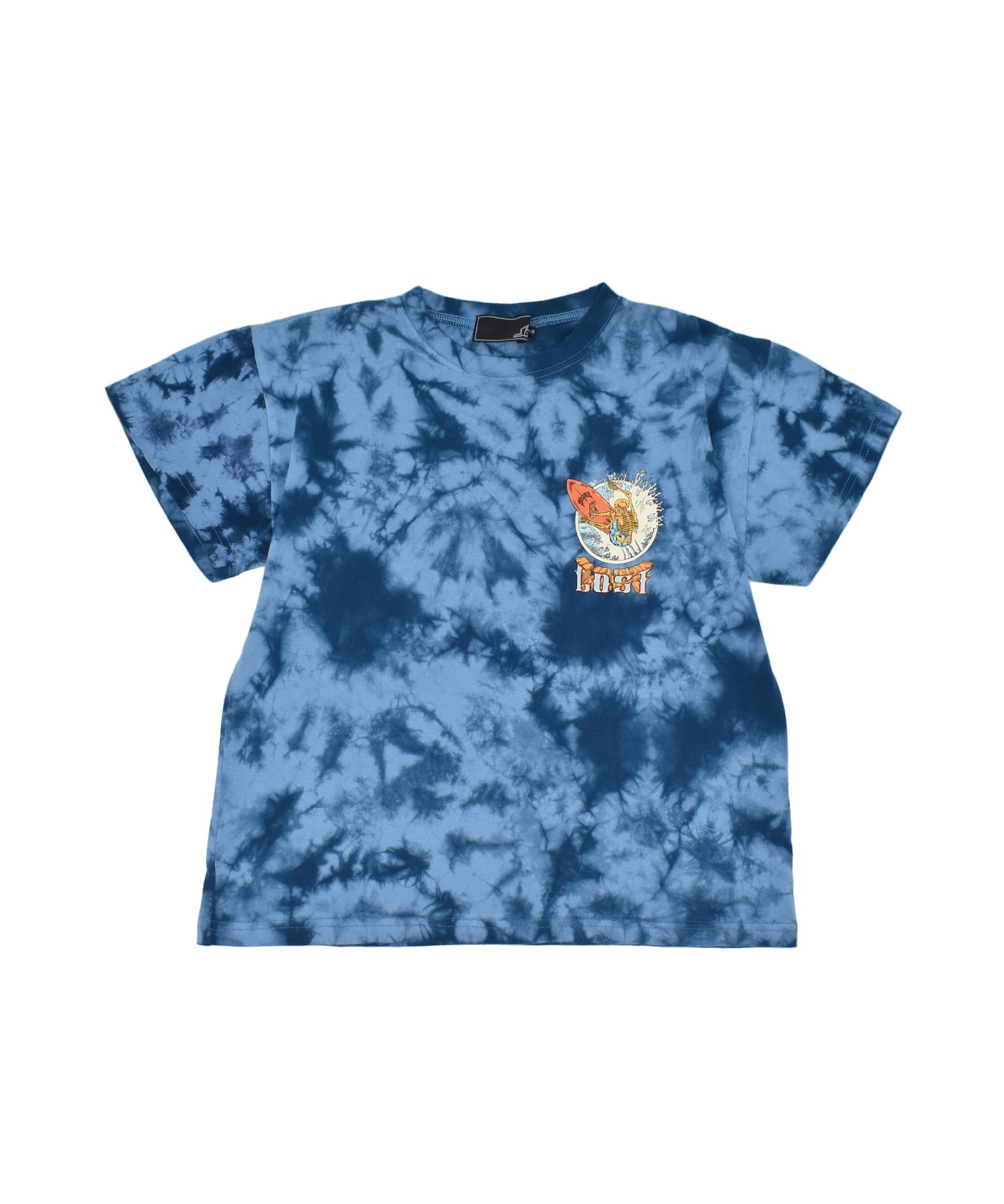 LOST ロスト キッズ 半袖 Tシャツ バックプリント スカル