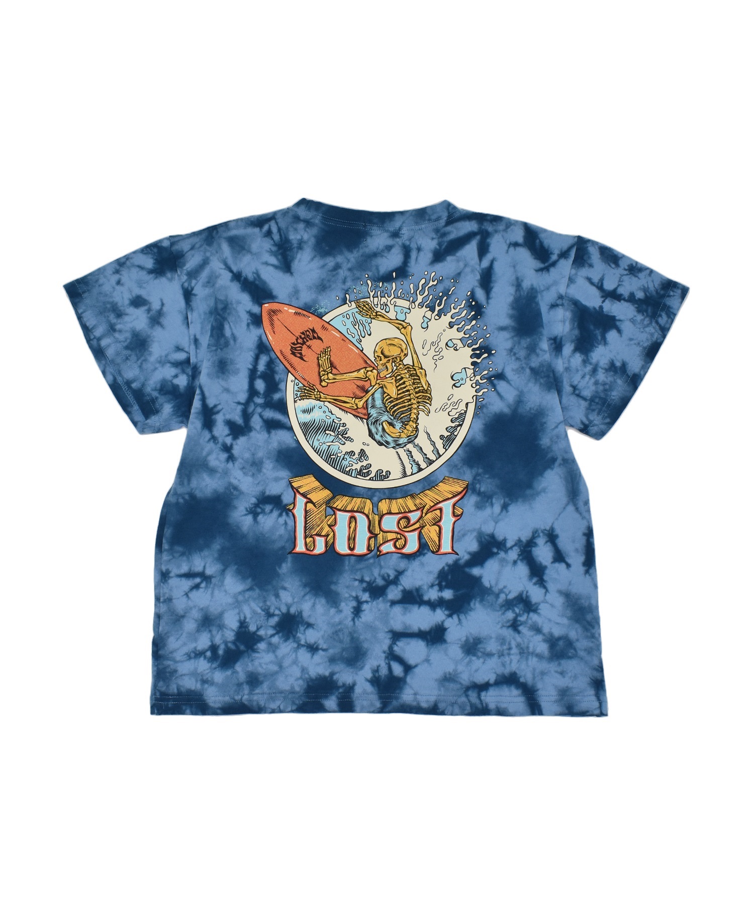LOST ロスト キッズ 半袖 Tシャツ バックプリント スカル 76150227
