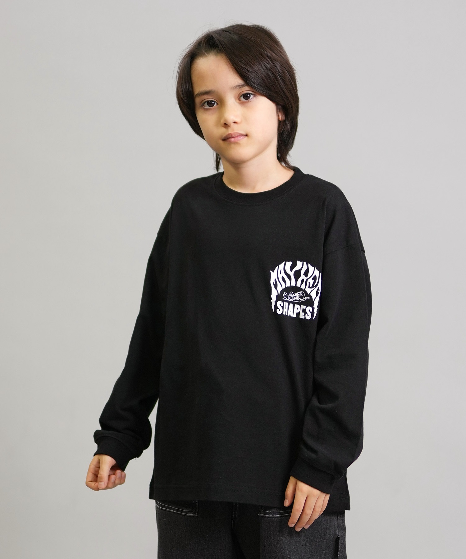 lost ロスト 長袖 Tシャツ ロンT キッズ ジュニア 子供 76250227