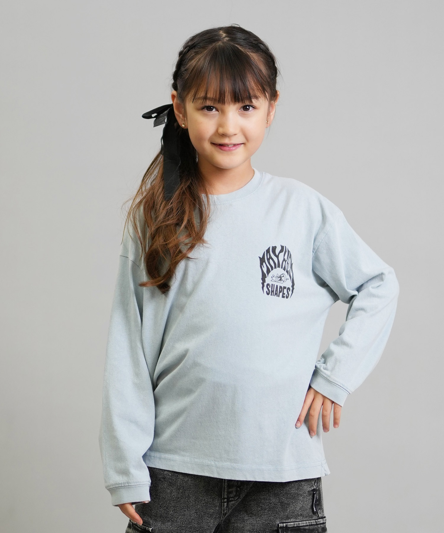 lost ロスト 長袖 Tシャツ ロンT キッズ ジュニア 子供 76250227