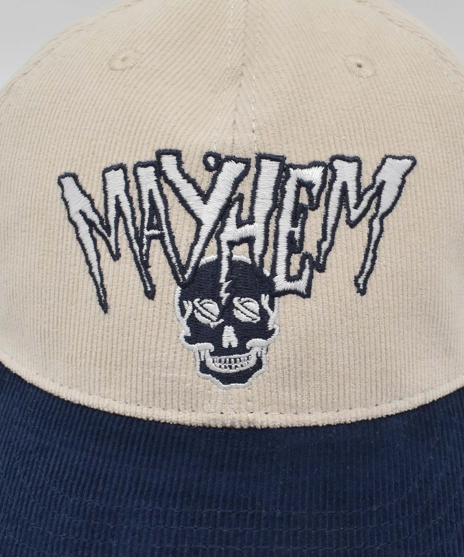 LOST ロスト キャップ 帽子 ロゴ スカル コーデュロイ MEYHEM