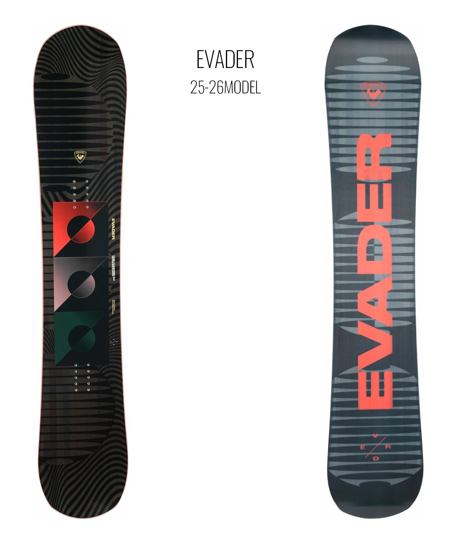 ROSSIGNOL ロシニョール イベイダー スノーボード 板 メンズ 25-26 MM
