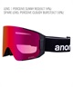 【早期購入/店頭受取対象外】ANON アノン スノーボード ゴーグル ユニセックス Sync Goggles MFI Face Mask ムラサキスポーツ 25-26モデル MM D11(DEEPCHERRY-NA)