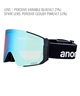 【早期購入/店頭受取対象外】ANON アノン スノーボード ゴーグル ユニセックス Sync Goggles MFI Face Mask ムラサキスポーツ 25-26モデル MM D11(DEEPCHERRY-NA)