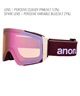 【早期購入/店頭受取対象外】ANON アノン スノーボード ゴーグル ユニセックス Sync Goggles MFI Face Mask ムラサキスポーツ 25-26モデル MM D11(DEEPCHERRY-NA)