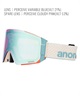 【早期購入/店頭受取対象外】ANON アノン スノーボード ゴーグル ユニセックス Sync Goggles MFI Face Mask ムラサキスポーツ 25-26モデル MM D11(DEEPCHERRY-NA)
