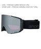 【早期購入/店頭受取対象外】ANON アノン スノーボード ゴーグル ユニセックス Sync Goggles MFI Face Mask ムラサキスポーツ 25-26モデル MM D11(DEEPCHERRY-NA)