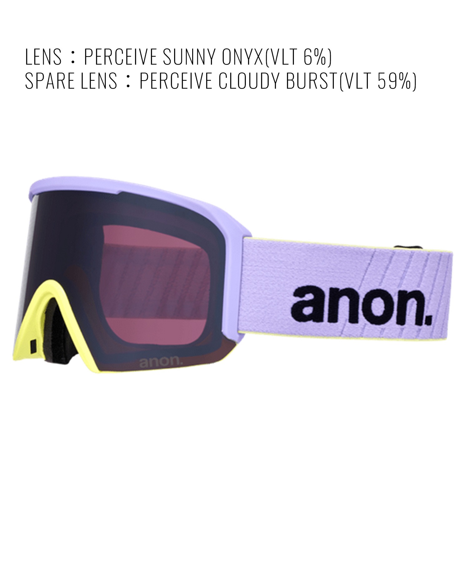 【早期購入/店頭受取対象外】ANON アノン スノーボード ゴーグル ユニセックス Nesa Goggles MFI Face Mask ムラサキスポーツ 25-26モデル MM D11(SNOWFLURRY-NA)