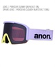 【早期購入/店頭受取対象外】ANON アノン スノーボード ゴーグル ユニセックス Nesa Goggles MFI Face Mask ムラサキスポーツ 25-26モデル MM D11(SNOWFLURRY-NA)