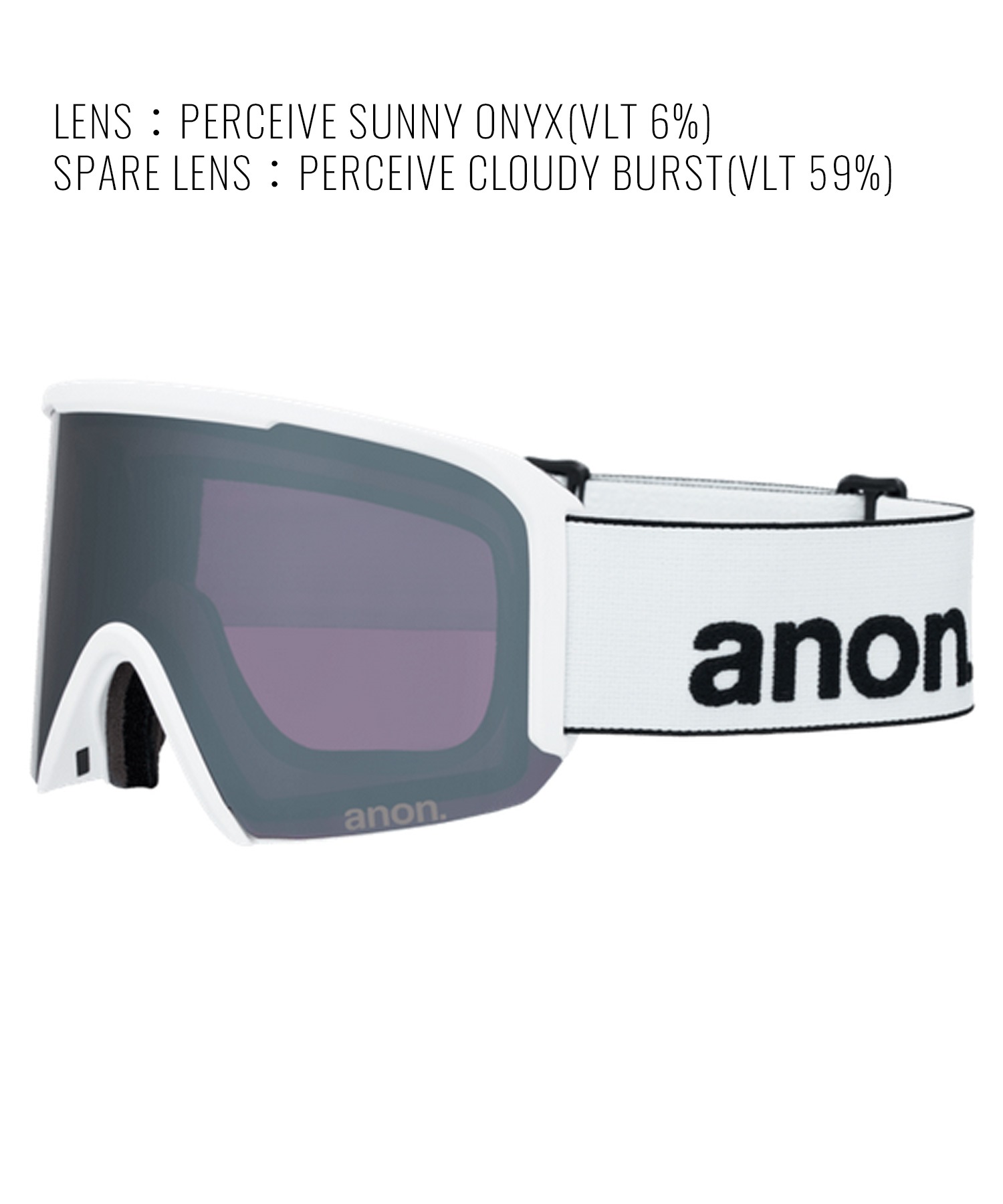 【早期購入/店頭受取対象外】ANON アノン スノーボード ゴーグル ユニセックス Nesa Goggles MFI Face Mask ムラサキスポーツ 25-26モデル MM D11(SNOWFLURRY-NA)