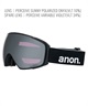 【早期購入/店頭受取対象外】ANON アノン スノーボード ゴーグル ユニセックス M4S Goggles Polarized Lens Toric ムラサキスポーツ 25-26モデル MM D11(BLACK-NA)