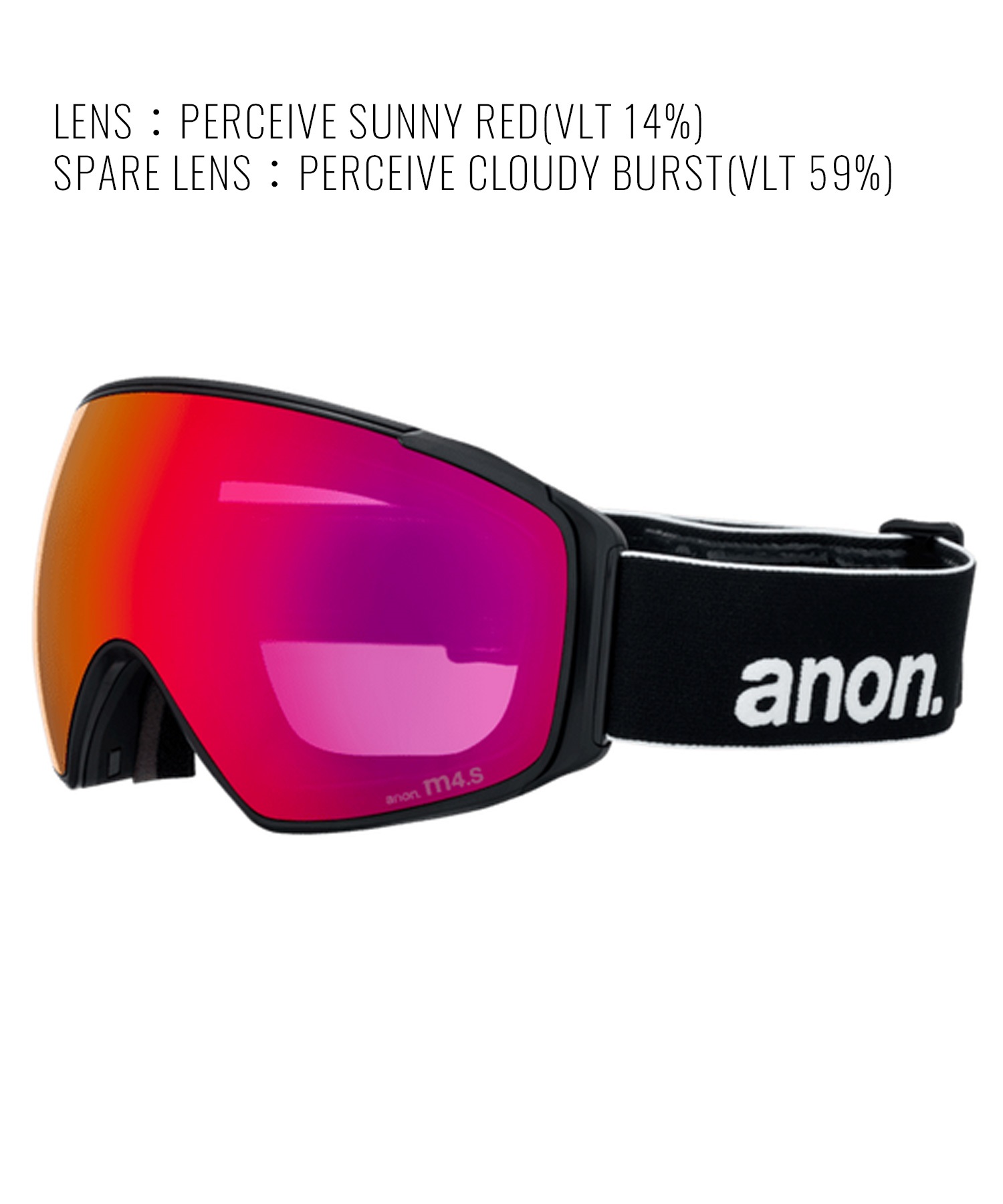 【早期購入/店頭受取対象外】ANON アノン スノーボード ゴーグル ユニセックス M4S Goggles MFI Face Mask Toric ムラサキスポーツ 25-26モデル MM D11(DEEPCHERRY-NA)