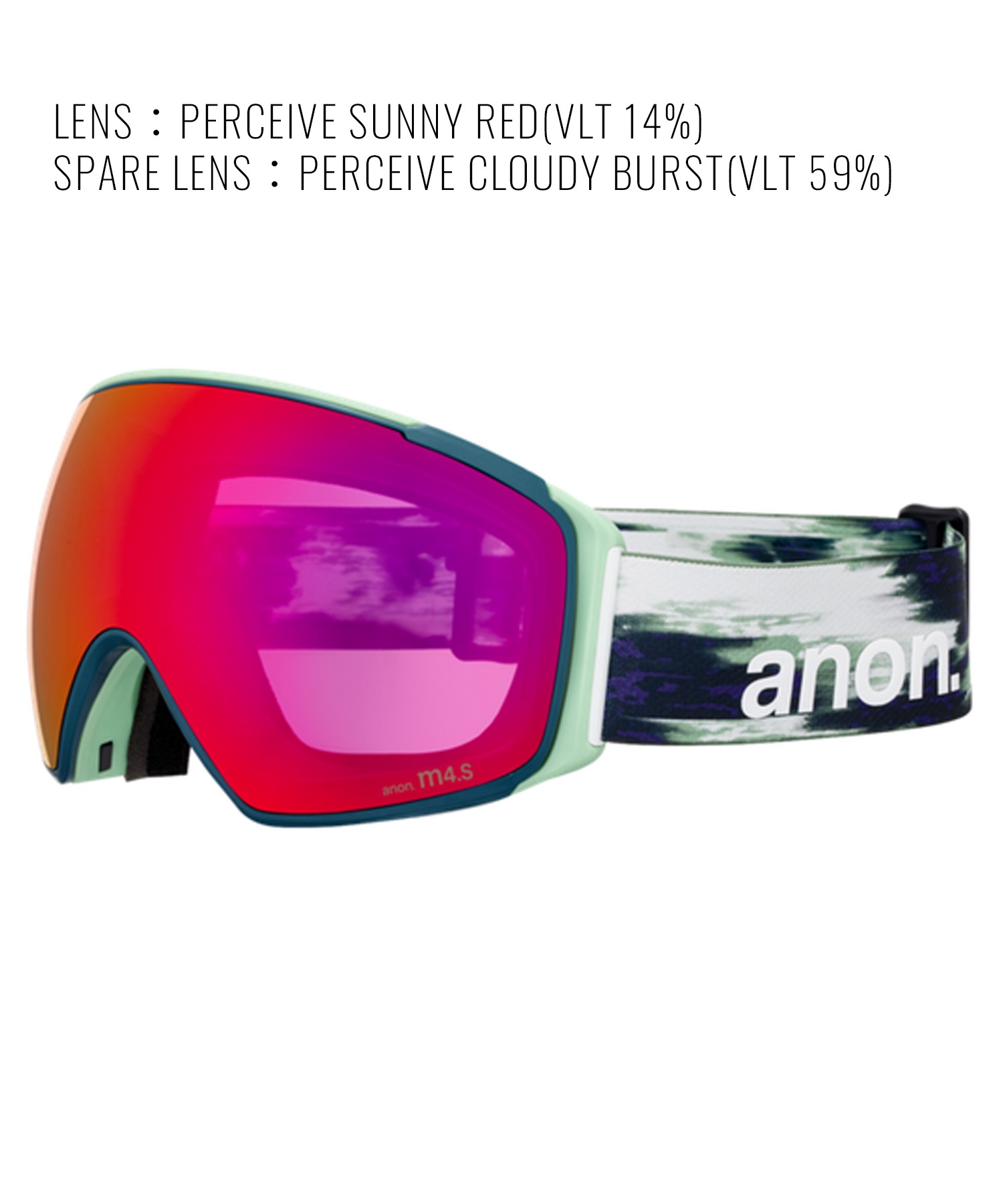 【早期購入/店頭受取対象外】ANON アノン スノーボード ゴーグル ユニセックス M4S Goggles MFI Face Mask Toric ムラサキスポーツ 25-26モデル MM D11(DEEPCHERRY-NA)