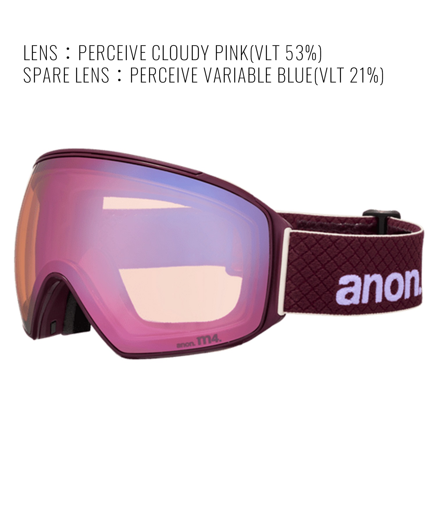 2526】ANON アノン スノーボード ゴーグル ユニセックス M4 Goggles