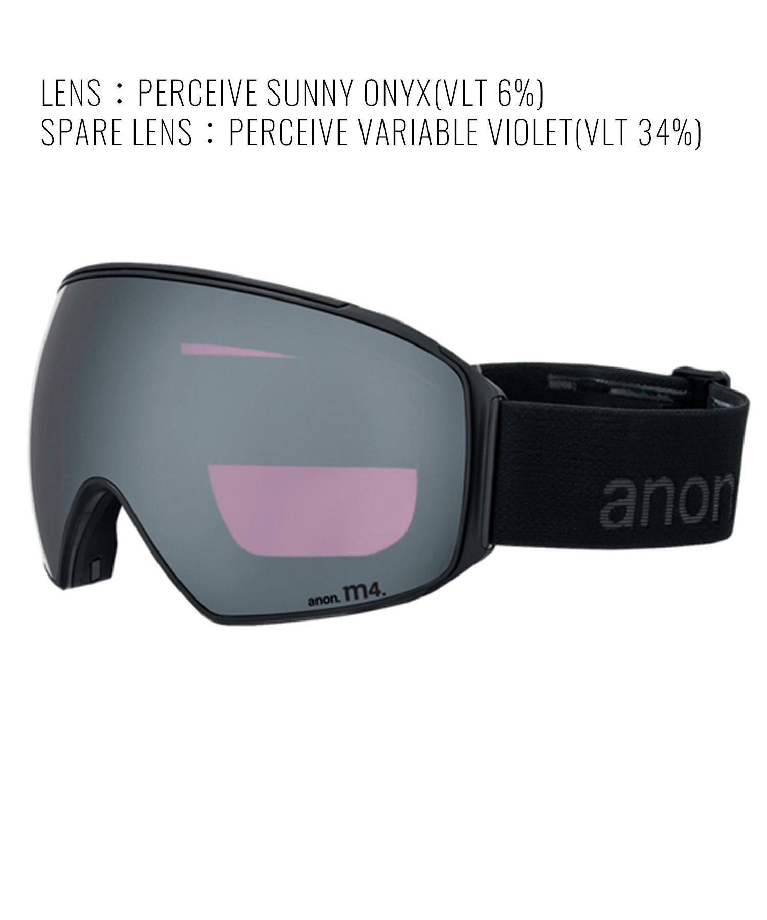 ANON アノン スノーボード ゴーグル ユニセックス M4 Goggles MFI Face