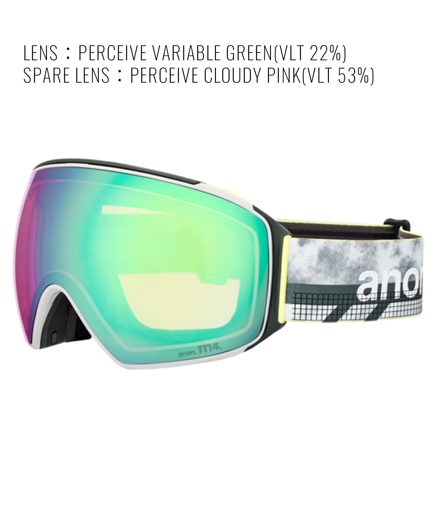 ANON アノン スノーボード ゴーグル ユニセックス M4 Goggles MFI Face