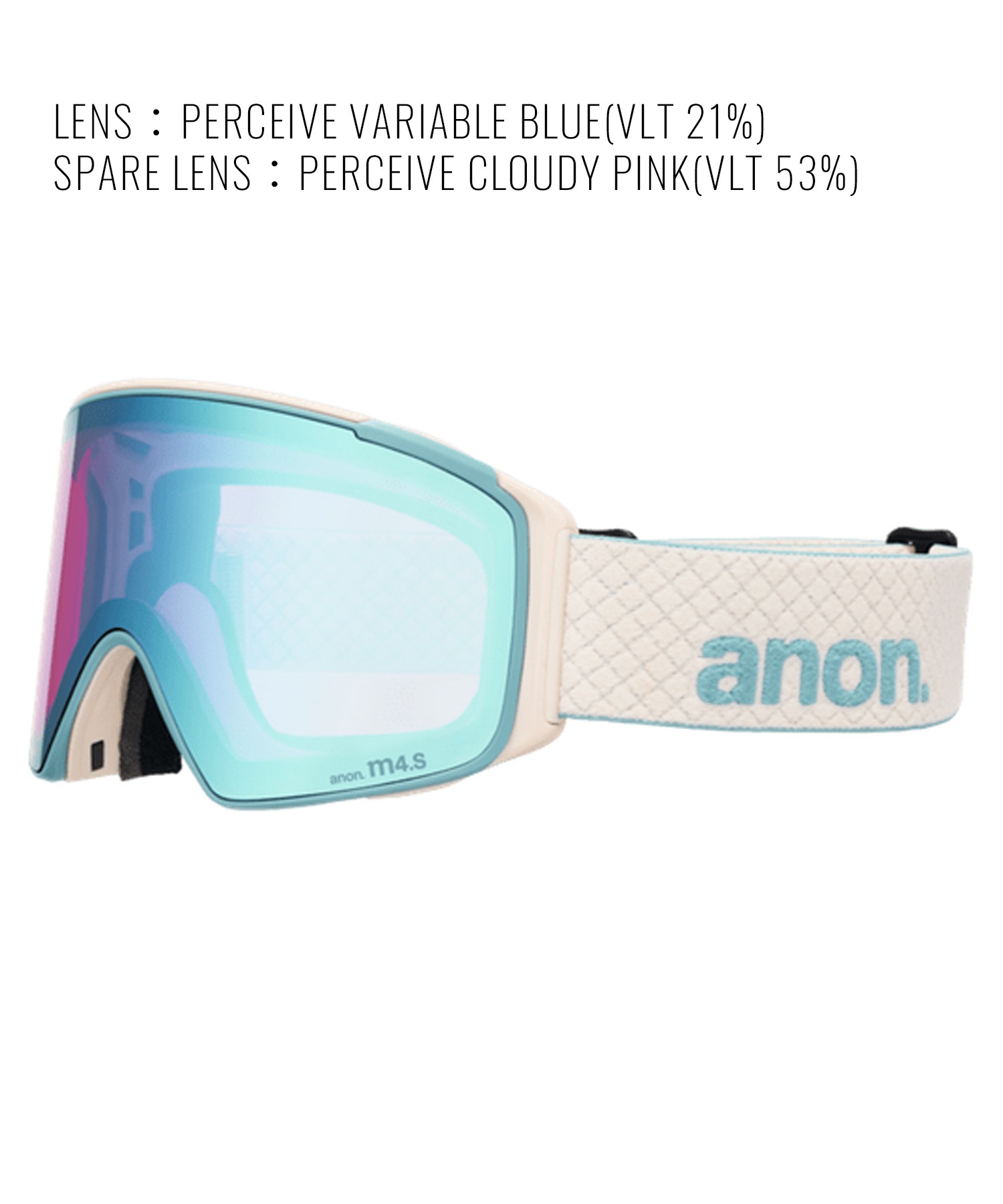 ANON アノン スノーボード ゴーグル ユニセックス M4 Goggles MFI Face