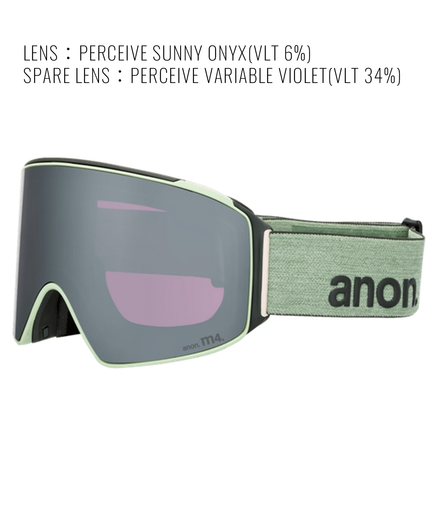 ANON アノン スノーボード ゴーグル ユニセックス M4 Goggles MFI Face