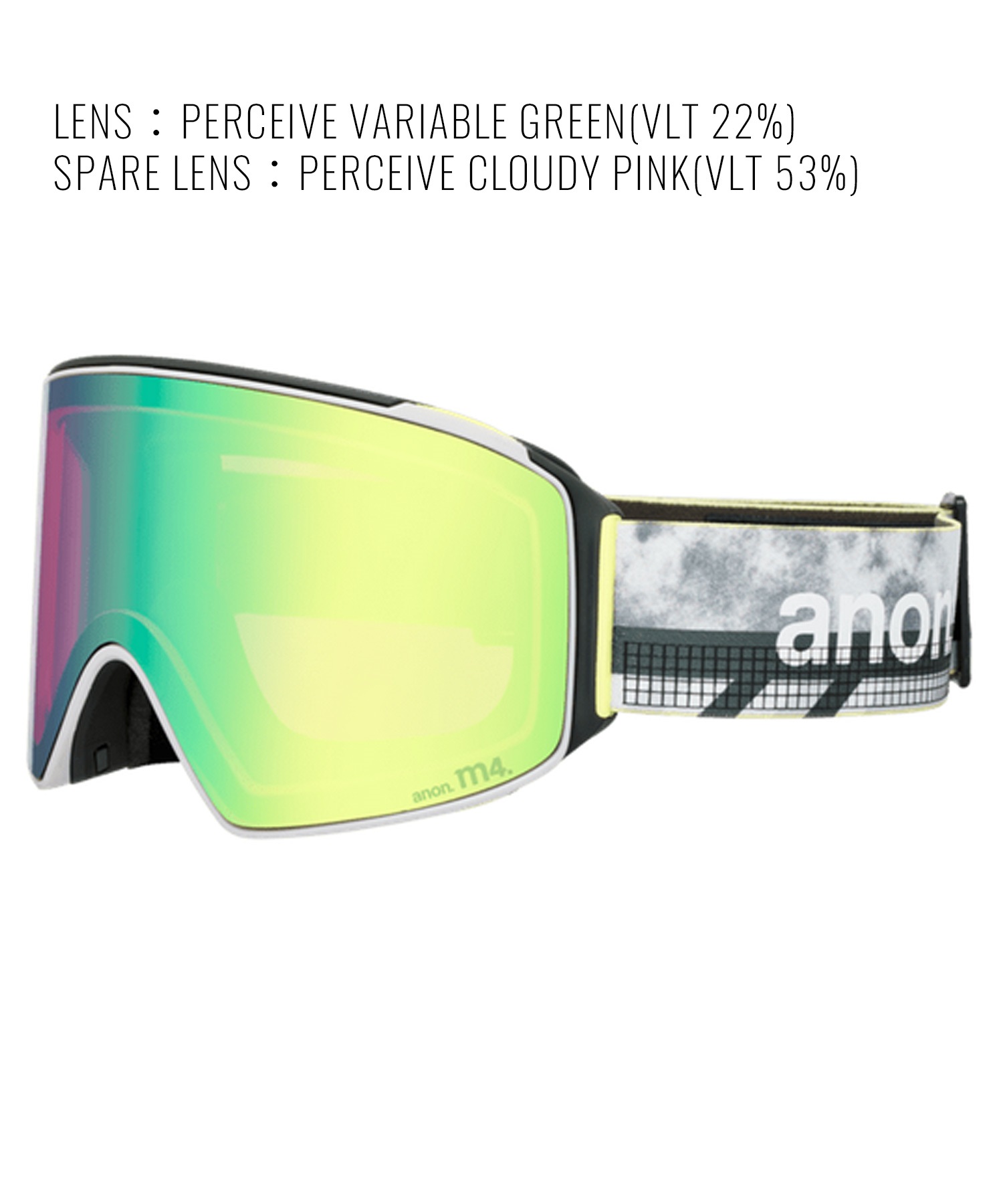 Anon M4 ゴーグル　美品 ANON アノン スノーボード ゴーグル ユニセックス M4 Goggles MFI Face