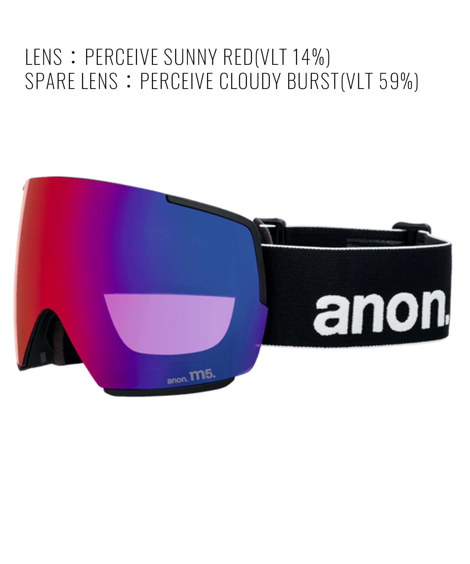 ANON アノン M5 Goggles MFI Face Mask スノーボード ゴーグル ユニセックス ムラサキスポーツ 25-26モデル MM D11【2526】(SOFTSAGE-NA)