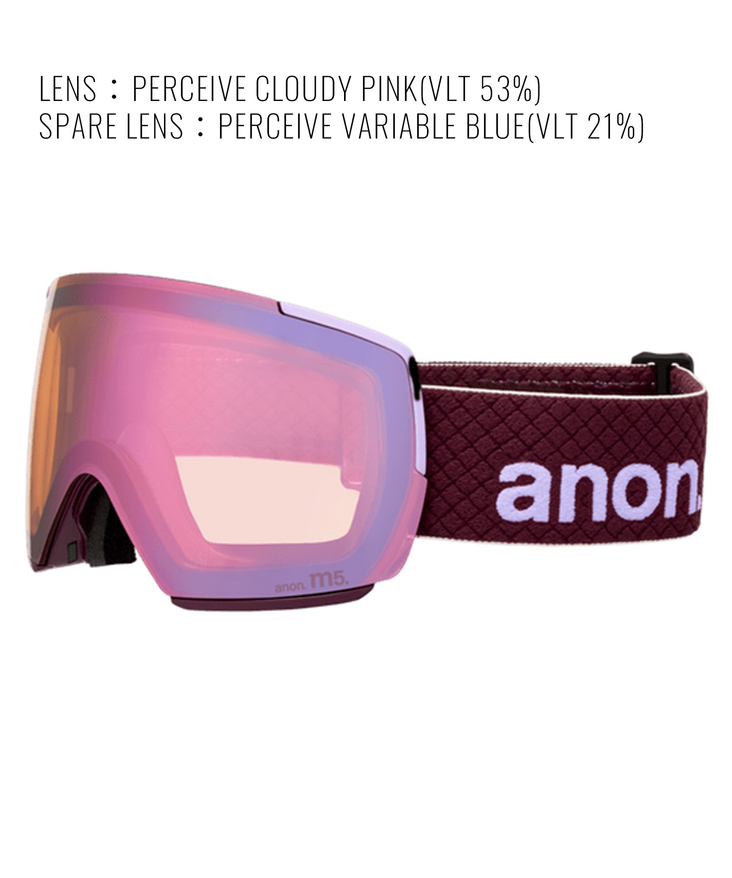 ANON アノン M5 Goggles MFI Face Mask スノーボード ゴーグル ユニセックス ムラサキスポーツ 25-26モデル MM D11【2526】(SOFTSAGE-NA)
